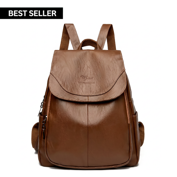 Women's Italian Genuine Leather Backpack
