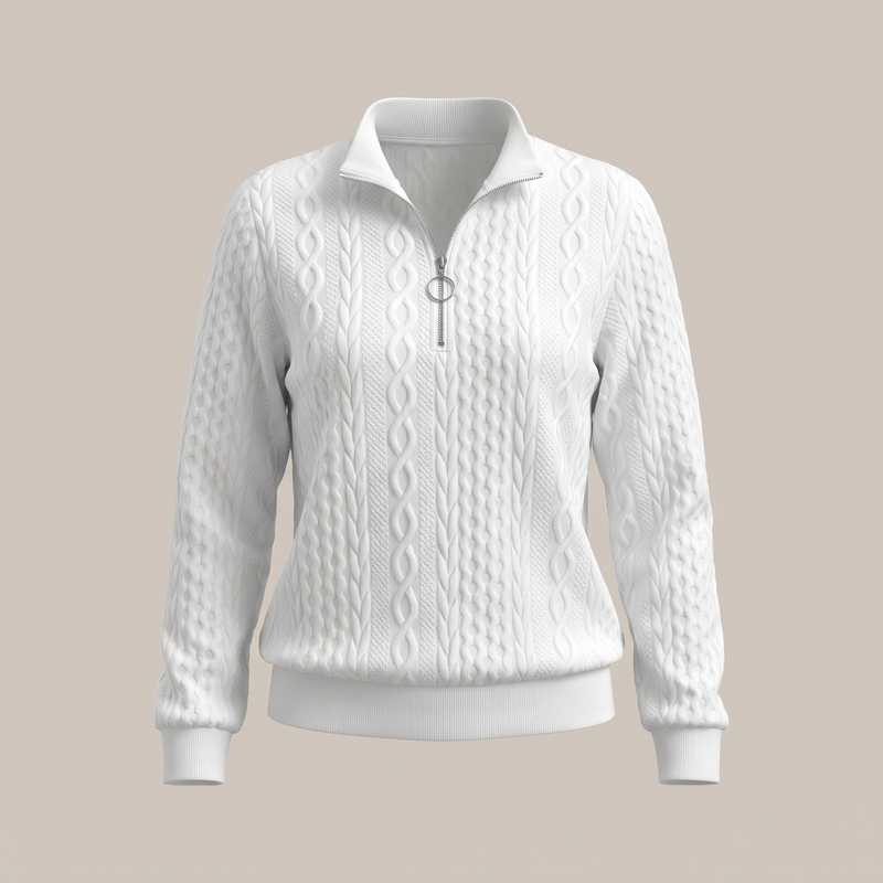 Amy Sweater With Zipper