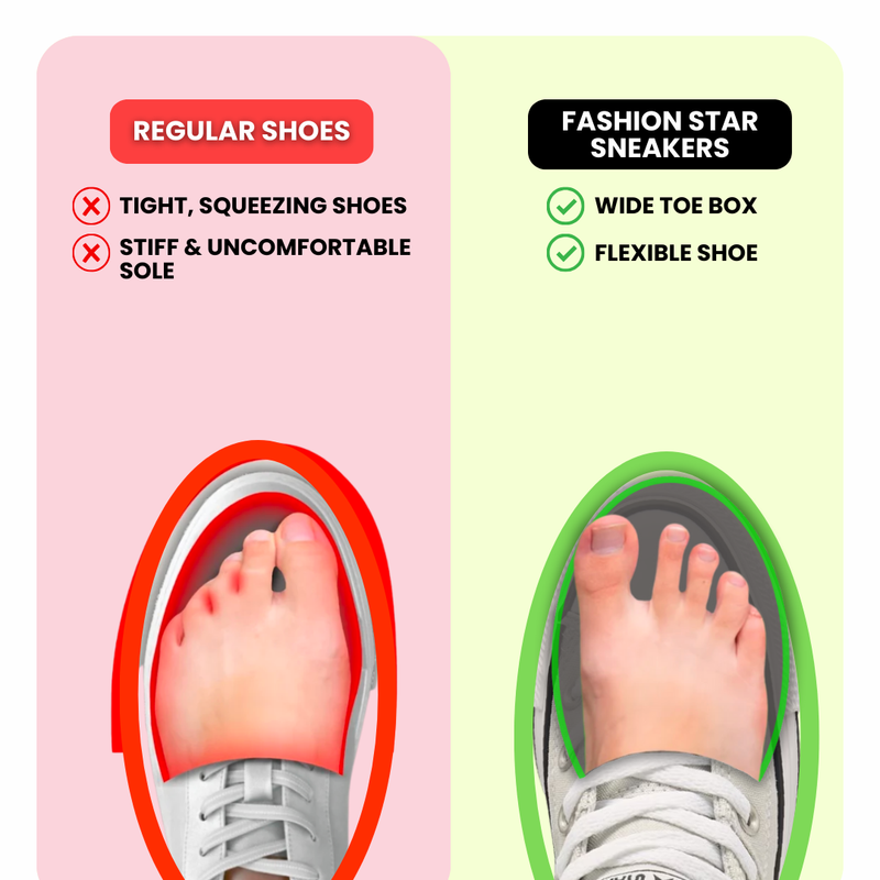 FASHION STAR | TRENDY ORTHOPEDIC SNEAKERS