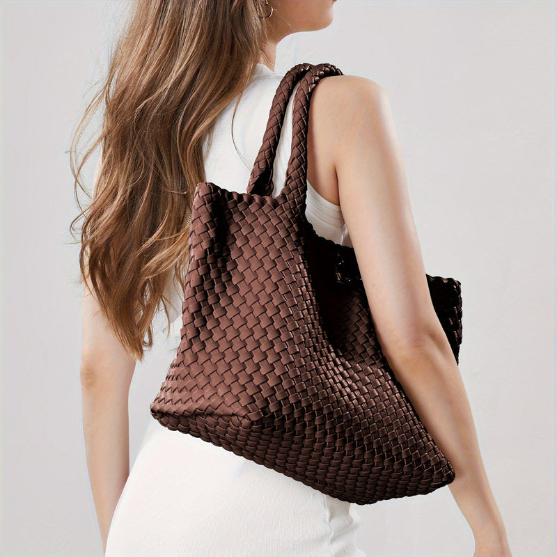 Woven Luxe Tote