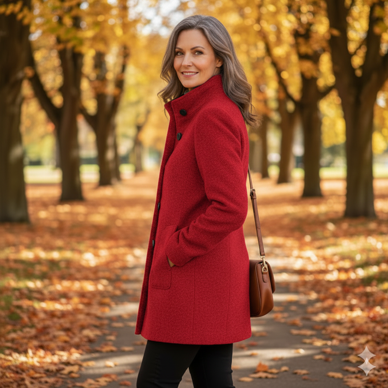Elara Wool-Blend Coat