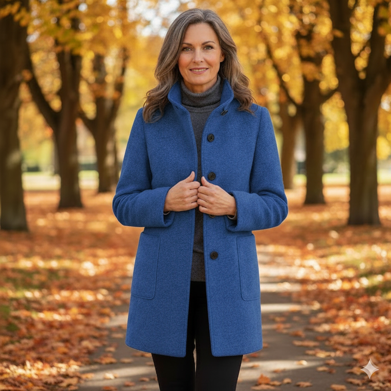 Elara Wool-Blend Coat