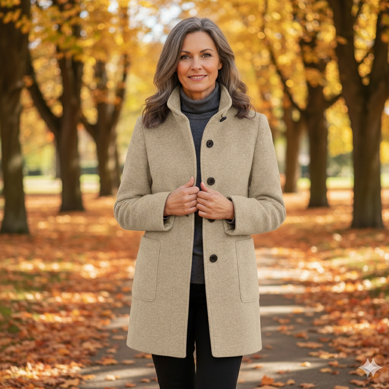 Elara Wool-Blend Coat