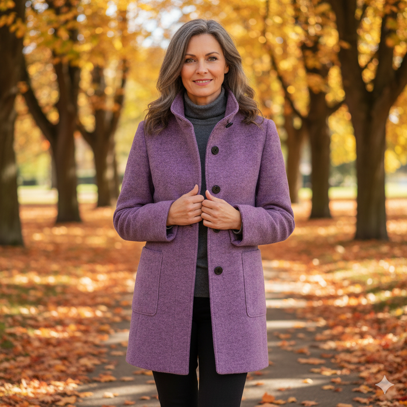 Elara Wool-Blend Coat