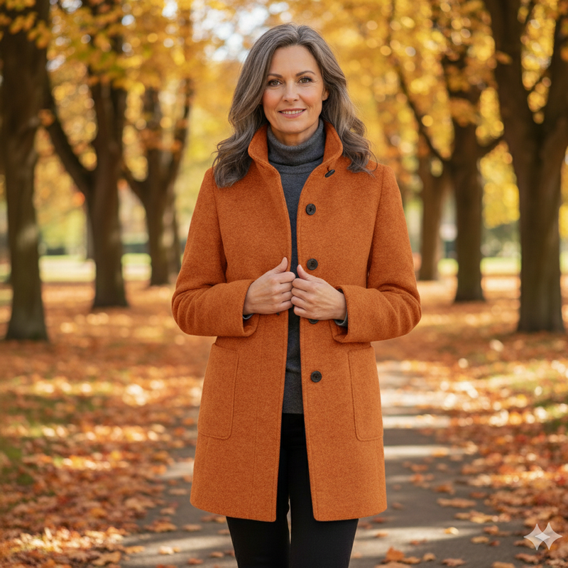 Elara Wool-Blend Coat
