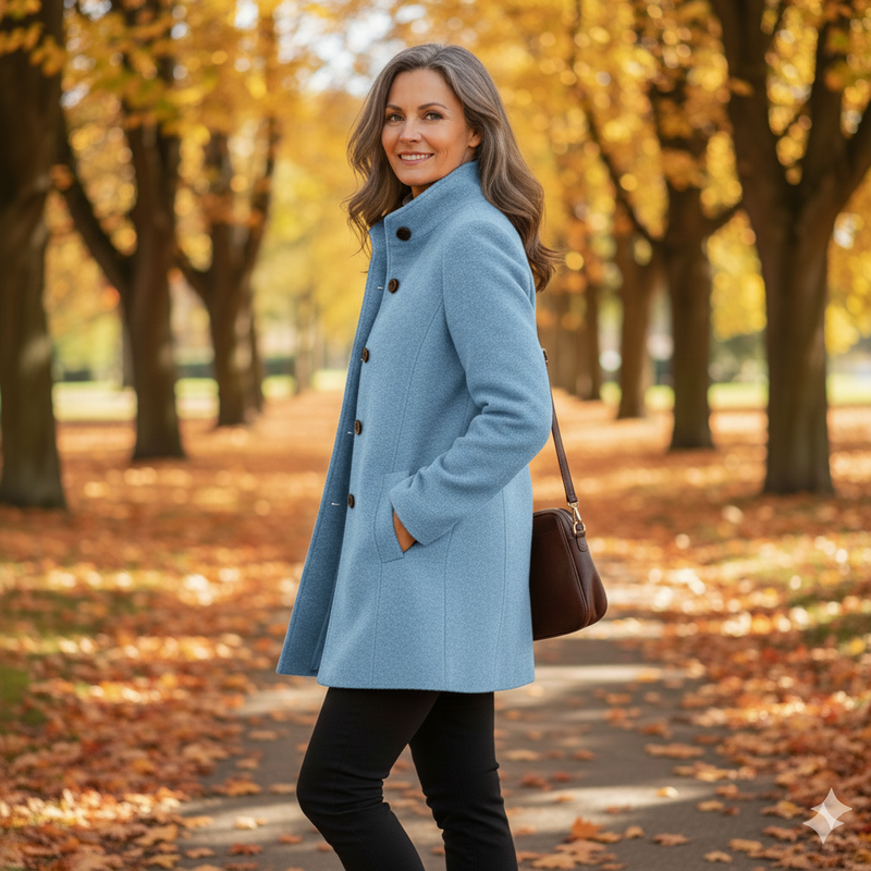 Elara Wool-Blend Coat