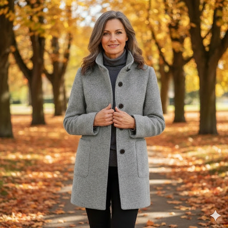Elara Wool-Blend Coat