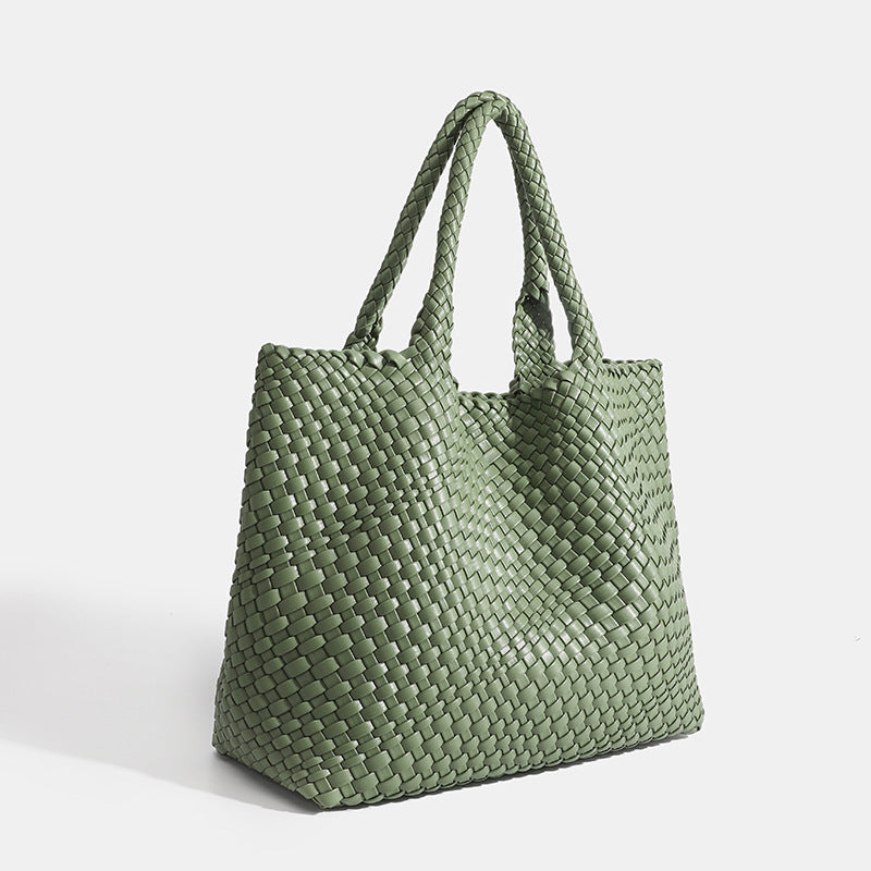 Woven Luxe Tote