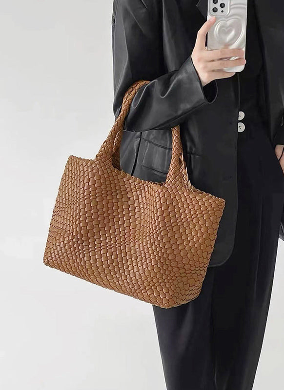 Woven Luxe Tote