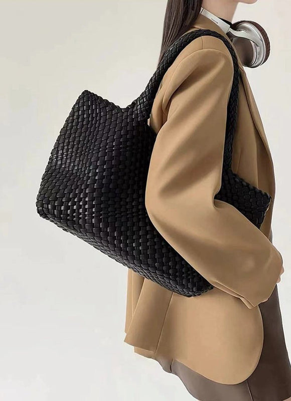 Woven Luxe Tote