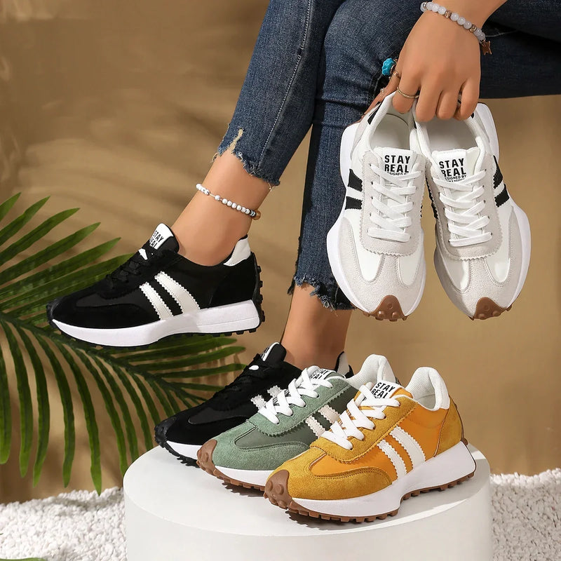 Elodie | Two-Tone Lace-Up Shoes