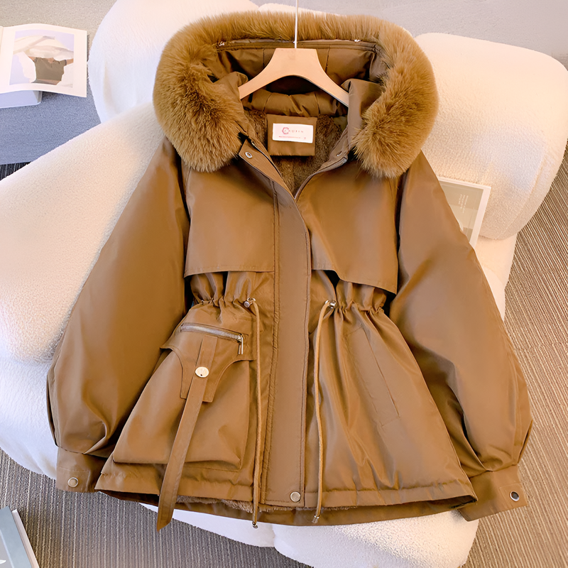 Elise Warm Hooded Coat