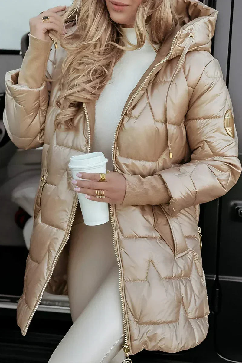Elara Hooded Winter Coat