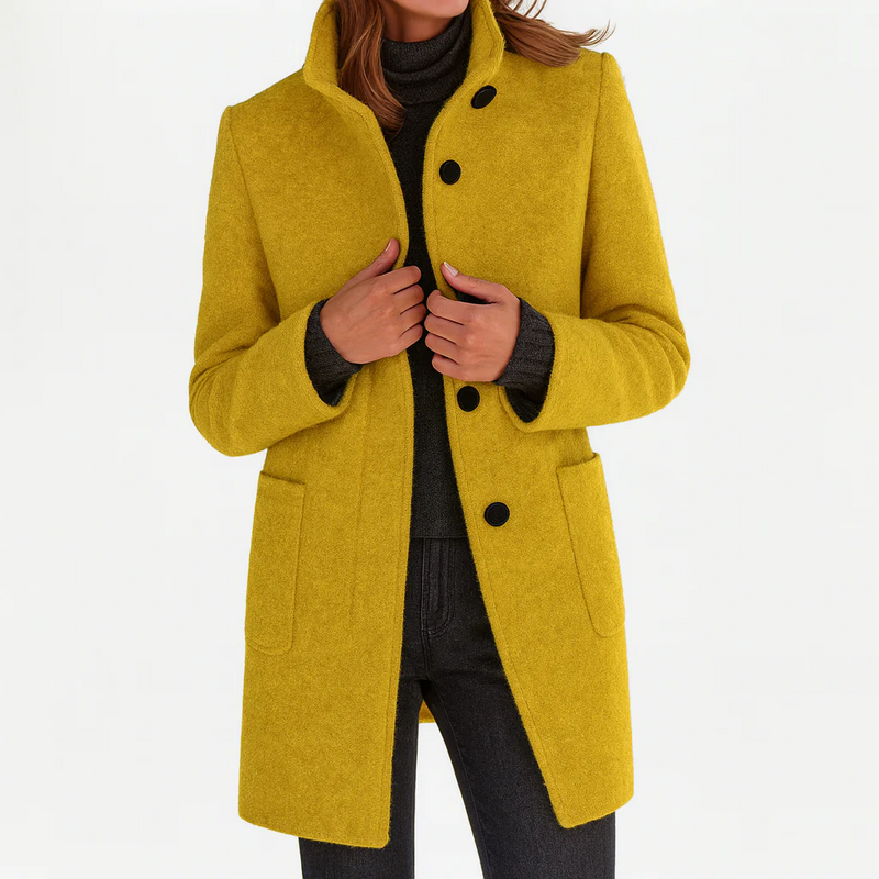 Beatrice™ | Classic Everyday Button Coat