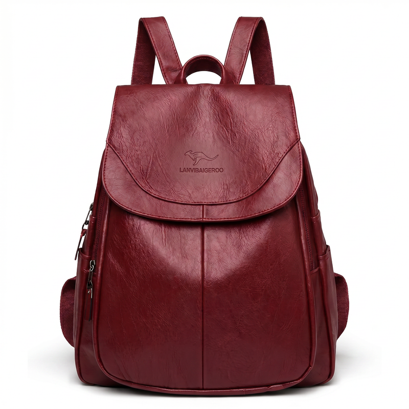 Women's Italian Genuine Leather Backpack