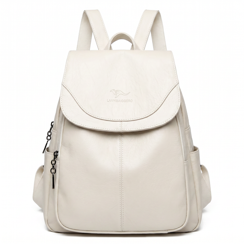 Women's Italian Genuine Leather Backpack