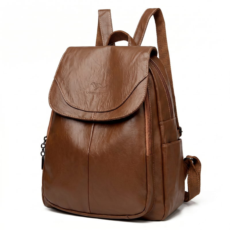 Women's Italian Genuine Leather Backpack