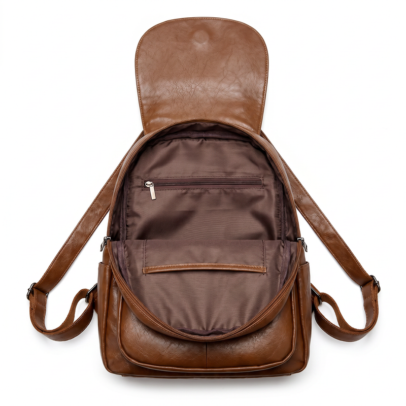 Women's Italian Genuine Leather Backpack